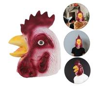 Beaupretty Masque de Coq Latex pour Déguisement Halloween Carnaval Cosplay Accessoire de Fête Animal