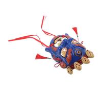 Beaupretty Masque Tibétain Opéra Traditionnel Peint Main Masque Chinois pour Fête Carnaval et Décoration de Temple Accessoire de Jeu de Rôle Ethnique pour Cosplay et Célébrations Culturelles