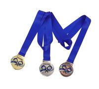 Beaupretty Médaille de Compétition avec Ruban 3 Pièces en Alliage de Zinc pour Reconnaître Les Athlètes pour Récompenses Sportives et Tournois de Pickleball