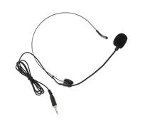 Beaupretty Microphone Filaire Tête avec Verrouillage à Vis Amplificateur Vocal Portable Microphone à Condensateur Haute Sensibilité pour Haut-parleur Casque Confortable et Compatible