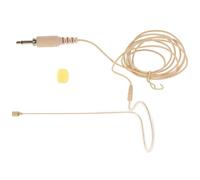 Beaupretty Microphone sans Fil pour Chanteur Casque Micro Ajustable et Portable, Micro Oreillette en Métal Prise 3.5mm pour Performance en Direct