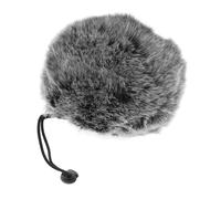 Beaupretty Microphone Sleeve Peluche avec Cordon Protection Vent et Bruit Compatible avec Microphones Accessoire et Compact pour Enregistrement