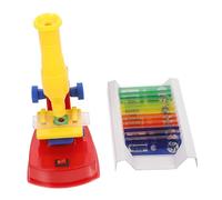 Beaupretty Microscope Éducatif pour Garçon Fille avec Lumière Kit d'Exploration DIY Optique Coffret avec Spécimens et Portable pour Garçons et Filles