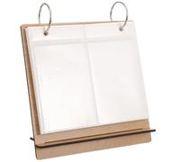 Beaupretty Mini Album Photo De Bureau Présentoir Photo Rabattable Support Pour Stickers Pour Ongles De Collection