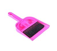Beaupretty Mini Balayette et Pelle Plastique pour Nettoyage Cage et Bureau Ensemble Pratique Multi Usage pour Petits Animaux Entretien Facile et Réutilisable Couleur Rose
