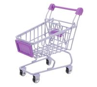 Beaupretty Mini Caddie de Courses pour Garçon Fille Panier de Shopping Miniature Décoratif pour Maison de Poupée et Accessoire de Jeu Compacte et pour Décoration de Chambre et Bureau