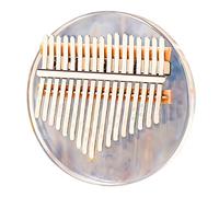 Beaupretty Mini Kalimba Notes Transparent Piano à Pouce Acrylique Instrument de Musique Compact et pour Débutants et Voyage