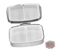 Beaupretty Mini Pilulier Portable Pour Étui à Pilules Avec Compartiments Séparés Pilulier De Voyage Discret Et Fonctionnel