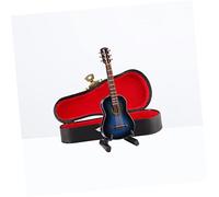 Beaupretty Miniature Bleue avec Boîte et Support Décoration Bois pour Bureau et Cadeau de Fin Détudes