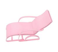 Beaupretty Miniature Chaise Longue Plage pour Maison Poupée Modèle et Compact Décoration Réaliste pour Accessoires Intérieur Garçon Fille Chaise Miniature Rose
