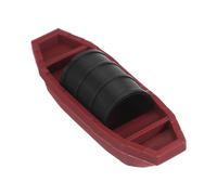 Beaupretty Miniature Sailboat Model Plastic Rustic Nautical Ornament Small Desktop Boat Figurine for Home and Office Decoration