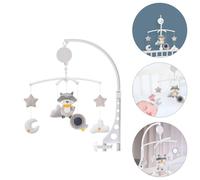 Beaupretty Mobile Musical Berceau Rotatif Lavable Décoration Suspendue Pour Garçon Fille Avec Carillon Ours Sans Pile Accessoire d Apaisement Pour Lit Et Poussette