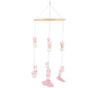 Beaupretty Mobile Pour Berceau Avec Boules De Feutre Et Pendentif Sonore Jouet Suspendu Pour Chambre Garçon Fille Fille Décoration Mobile Pour Lit Garçon