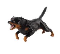 Beaupretty Modèle Chien Rottweiler Adorable Simulé pour Garçon Fille Décoration Éducative Réaliste
