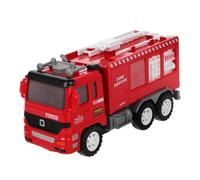Beaupretty Modèle de Camion de Pompiers Miniature Plastique avec Friction de Construction Sécurisé pour Garçon Fille Simulation Réaliste Camion Incendie pour Jeux Imaginatifs et Anniversaire