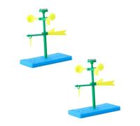 Beaupretty Modèle de Girouette DIY en Plastique Kit Scientifique 2 Sets pour Garçon et Filles D’Expérimentation Éducatif Accessoires D’Apprentissage Créatif pour Maison et École