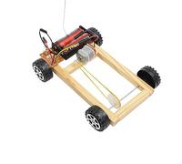 Beaupretty Modèle DIY de Voiture à Quatre Roues Motrices pour Garçon Fille Kit de Fabrication Automatique Éducatif sans Piles pour Garçons et Filles Parfait pour Apprentissage