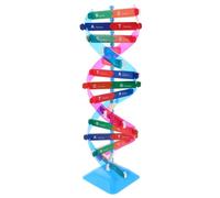 Beaupretty Modèle Double Hélice Scientifique Compact et Robuste pour Enseignement Biologie Kit Éducatif Précis pour Apprentissage Génétique