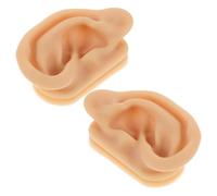 Beaupretty Modèle Oreille Silicone Accessoire de Démonstration pour Entraînement au Piercing Fausse Oreille pour Enseignement de Anatomie Corporelle