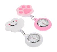 Beaupretty Montre De Poche Extensible pour Infirmière en Silicone Doux 2 Pièces Surveillance Infirmière Usage Médical Pratique