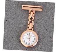Beaupretty Montre D'infirmière Broche Vintage Blanche Montre à Épingle Mouvement Quartz Médicale Adaptée aux Infirmières et Aide-soignants en Milieu