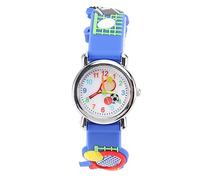 Beaupretty Montre Garçon et 3D Raquette de Tennis Design Animé Quartz Bracelet Confortable pour Anniversaire Étanche