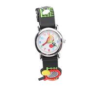 Beaupretty Montre Garçon et 3D Raquette de Tennis Montre à Quartz Étanche Motif Dessin Animé Bracelet Confortable