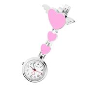 Beaupretty Montre Infirmière Quartz Rose et Pratique Montre Médicale avec Design Simple Accessoire Infirmier pour Blouse et Usage Quotidien