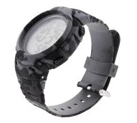 Beaupretty Montre Numérique De Sport Étanche Multifonctionnelle pour Étudiants Grand Écran Design Camouflage Gris Adaptée Aux Hommes Et Femmes Activités en Extérieur