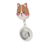 Beaupretty Montre Rétractable pour Infirmière Design Cartoon Acier Inoxydable Pratique Crochet de Sécurité pour Médecin Usage 1 Pièce