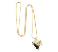 Beaupretty Montre Suspendue Collier Love Charme De Collier Médaillon Coeur Collier Fille Collier Médaillé En or Colliers Médaillons Pour Femmes Médaillons Coeur En or Quartz Golden