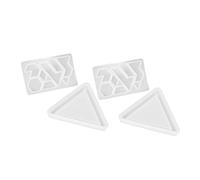 Beaupretty Moule à Puzzle en Silicone Facile à Nettoyer et Réutilisable Blanc pour Bricolage 2 Sets pour Activités Créatives Garçon et Filles