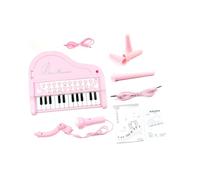 Beaupretty Musical Multifonctionnel Piano Électronique Rose avec Microphone Volume Éducatif pour Garçon Fille Sonore et Développement Musical