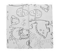 Beaupretty Nappe de Table Dinosaures pour Garçon Fille Nappe à Colorier pour Décorations de Fête et Activités