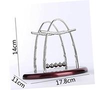 Beaupretty Newton's Cradle Jeu de Bureaux Cinétique à Boules Matériau Décoration et Modèle Expérience Scientifique pour Garçon Fille et Bureaux Petit Modèle