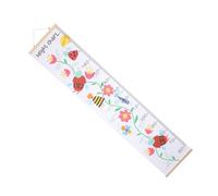 Beaupretty Nordic Style Wall Growth Chart For Children With Flower Pattern Oil Canvas Ruler For Boys And Easy To Hang And Roll Up