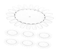 Beaupretty Nuancier Vernis Transparent 10 Pièces 13x11 Cm Présentoir Ongles pour Nail Art Professionnel et Amateur Salon Manucure Pédicure Pratique