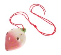 Beaupretty Ocarina Forme de Fraise Instrument à Vent Durable pour Débutants Pratique et Créatif pour Garçon Fille et Étudiants Couleur Aléatoire Couleur Aléatoire