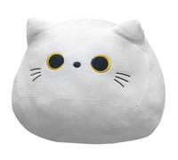 Beaupretty Oreiller Chat Japonais Noir Coussin Câlin Créatif Forme de Chat Décoration Adorable pour Bureau et Maison Cadeau Saisonnier pour Halloween et Noël