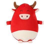 Beaupretty Oreiller de U Bœuf Dessin Animé pour Garçon et Filles Voyage Bureau 40X30Cm Matériau Doux