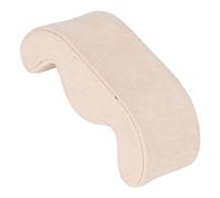 Beaupretty Oreiller en Peau De Cerf Caché Poche Coussins De Bijoux Coussin De Poignet Afficher Regarder Le Coussin D'affichage Coussin De Montre Coussin pour Montres Valet Eva Beige