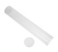 Beaupretty Organisateur de Badminton Transparent Portable Tube de Rangement Shuttlecock DIY Contenant Volants avec Couvercles et Inférieur Seau de Stockage Pratique pour Équipement de