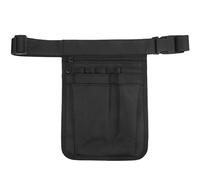 Beaupretty Organisateur de Poche Infirmière en Nylon Noir, Paquet de Rangement Résistant à Grosse Capacité pour Domicile, Pochette Médicale Multifonctionnelle Améliorant L'efficacité