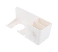 Beaupretty Organisateur Mural Pour Outils De Coiffure Support Pour Sèche-cheveux Boucler Rangement Pratique Pour Salle De Bain Accessoires De Coiffure Éléphants Blancs Version Améliorée