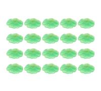 Beaupretty Ornement en Résine Apparence Délicate et Posture Créative 20 Pièces Feuille de Décorative pour Aquarium pour Jardin et Bureau