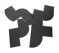 Beaupretty Outil de Façonnage Barbe et Ligne de Cheveux avec Règle Intégrée Gabarit Réutilisable pour Design Barbe et Dégradé Accessoire Barbier pour Contours Précis