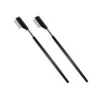 Beaupretty Outil de Greffe de Cils Ensemble de 2 Brosses à Cils Peigne à Cils Fin Séparateur pour Un Look Naturel