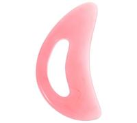 Beaupretty Outil De Massage Gua Résine Rose Planche De Sculpture Forme De Croissant Outil Anti-âge Pour Visage Cou Pour Détente Soulagement Tensions
