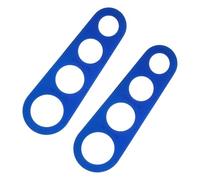 Beaupretty Outil de Mesure à Spaghetti en Acier Inoxydable Guide Rapide et Facile pour Portions de Pâtes 4 Trous, 2 Pièces Ustensile Essentiel Cuisine