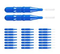 Beaupretty Outil de Soins Bucco-Dentaires Brossette Interdentaire 2,5 MM Bleu Lot de 50, Nettoyage Dentaire Adapté à Toute la Famille la Maison Voyage